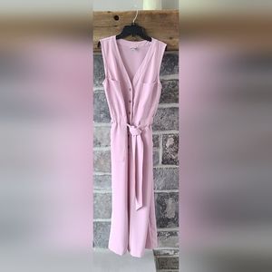 Rose sleevless jumpsuit